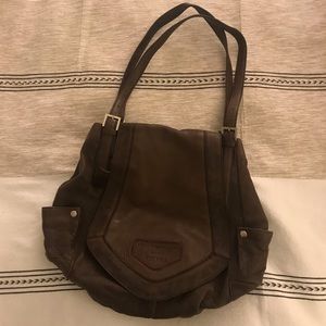 Tommy Hilfiger Brown Leather Bag